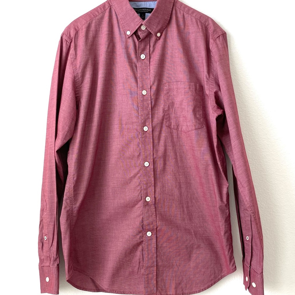 banana republic • men’s long sleeve shirt